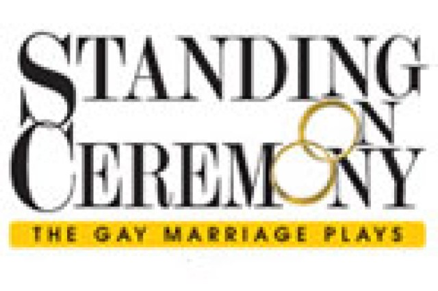 standing on ceremony the gay marriage plays logo 11578