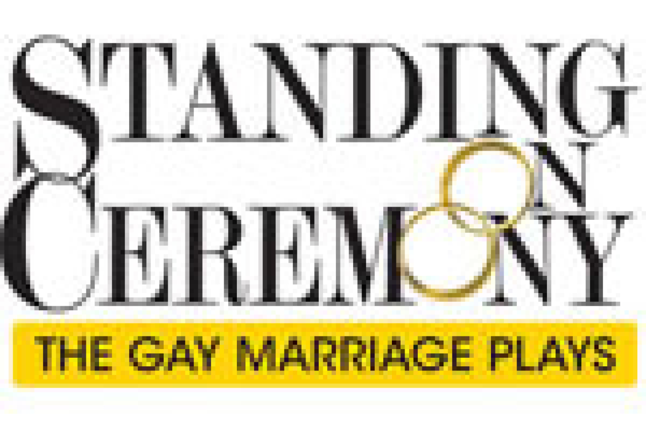 standing on ceremony the gay marriage plays logo 14496