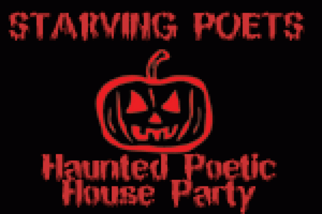 starving poets haunted poetic house party logo 27065