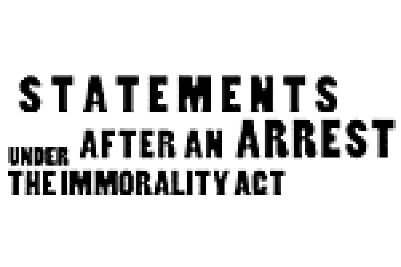 statements after an arrest under the immorality act logo 3090