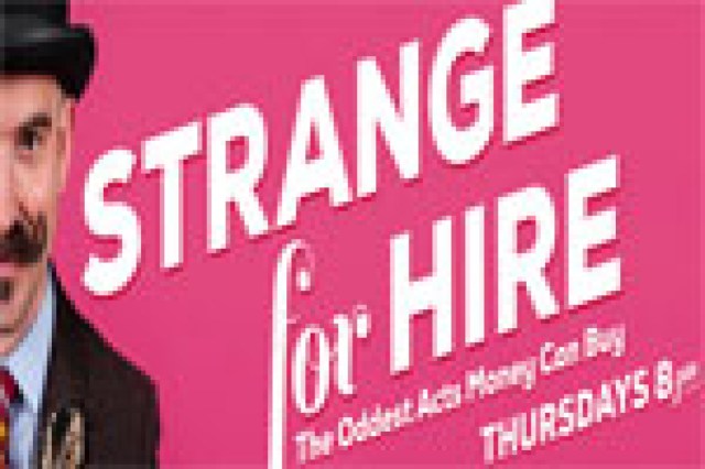 strange for hire the oddest acts money can buy logo 31401