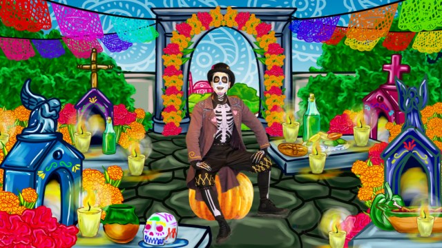 sugar skull a virtual dia de muertos adventure logo 92632