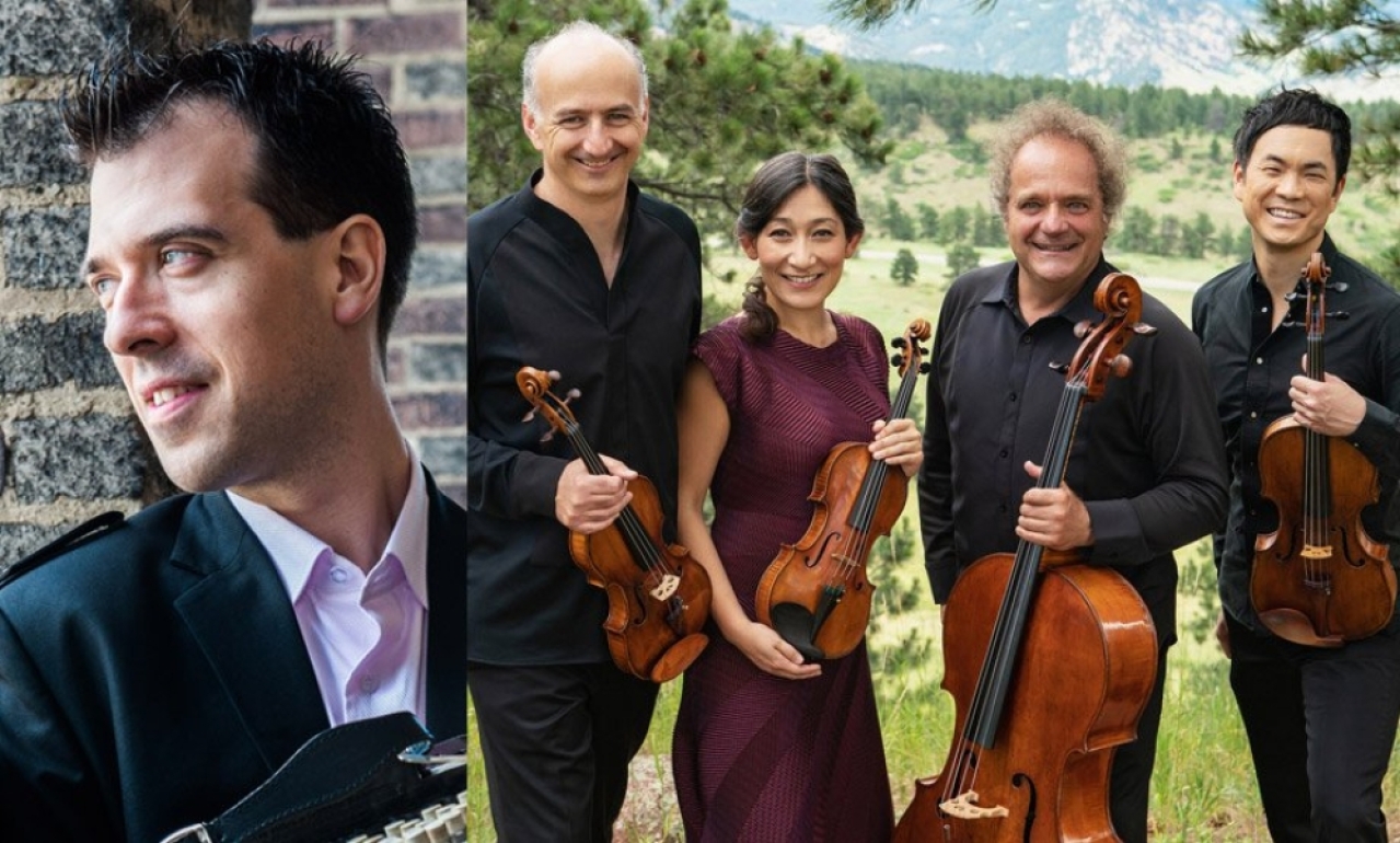 takcs quartet and julien labro bandoneon play bryce dessner clarice assad labro and more logo Broadway shows and tickets