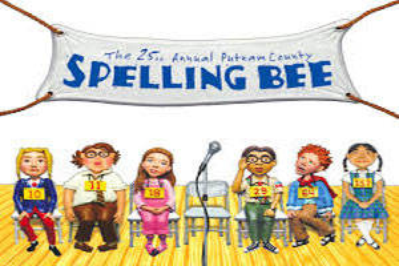 the 25th annual putnam county spelling bee 10 year anniversary concert logo 48244