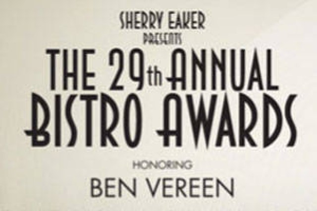 the 29th annual bistro awards logo 35913