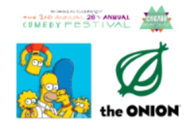 the 2nd annual 26th annual comedy festival the simpsons and onion writers inconveration logo 46711