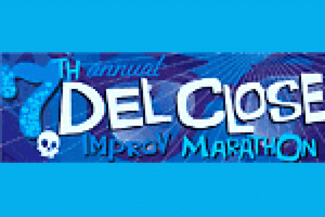 the 7th annual del close improv marathon logo 29491