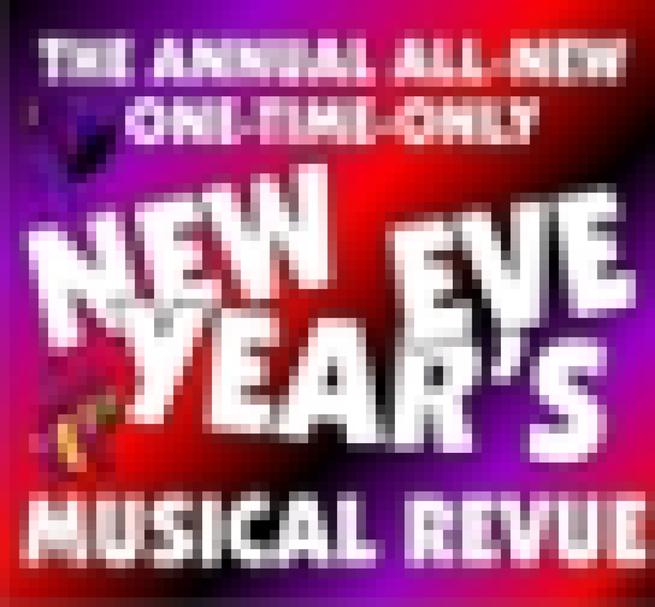 the annual allnew onetime new years eve musical revue logo 14102