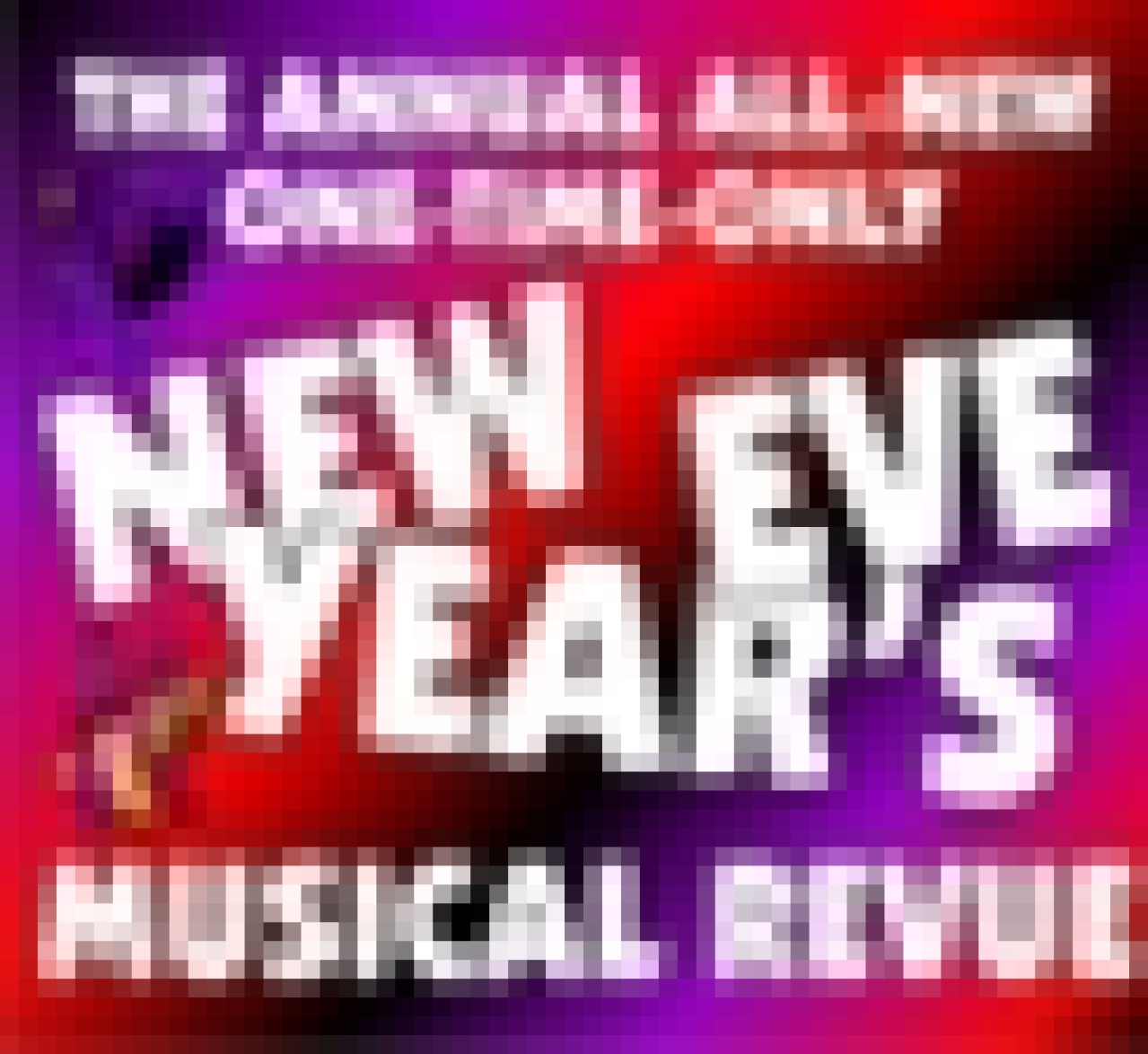 the annual allnew onetimeonly new years eve musical revue logo 6466