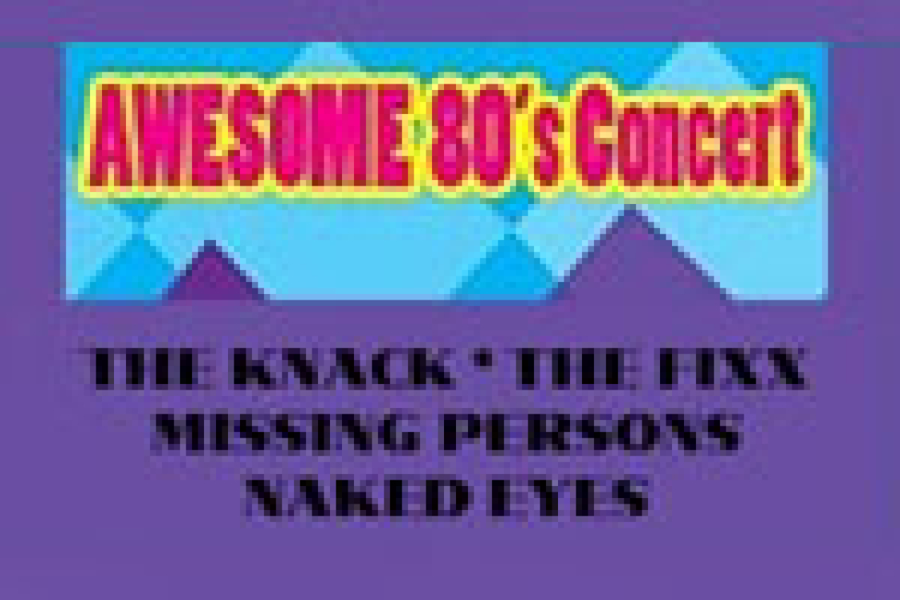 the awesome 80s concert logo 26814