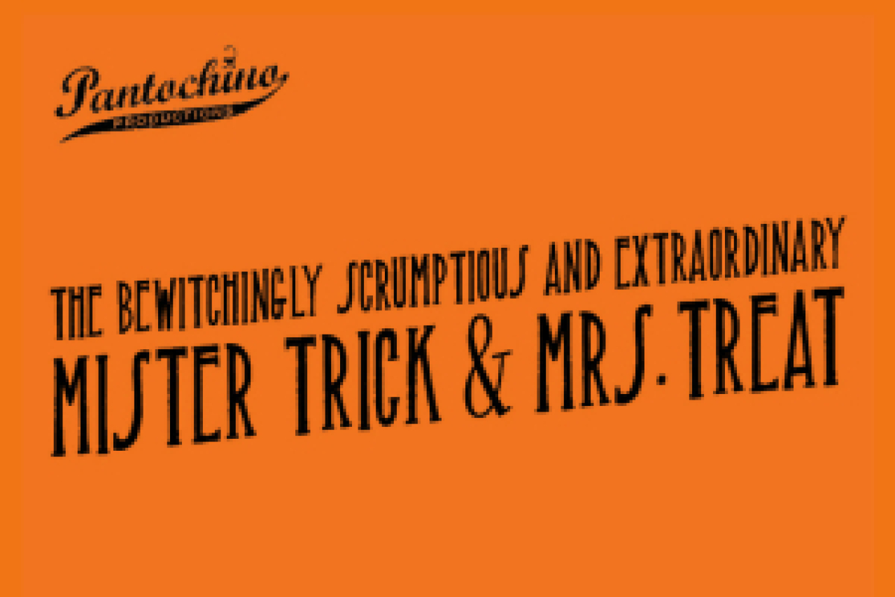 the bewitchingly scrumptious and extraordinary mister trick mrs treat logo 60975