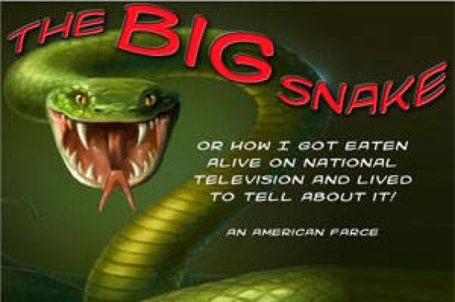 the big snake or how i got eaten alive on national television and lived to tell about it logo 58404