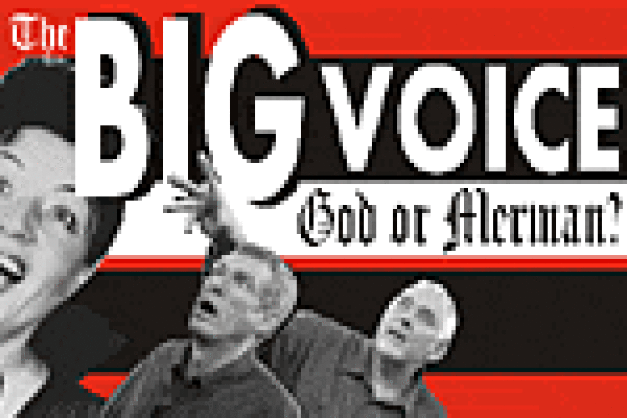 the big voice god or merman nymf logo 3087