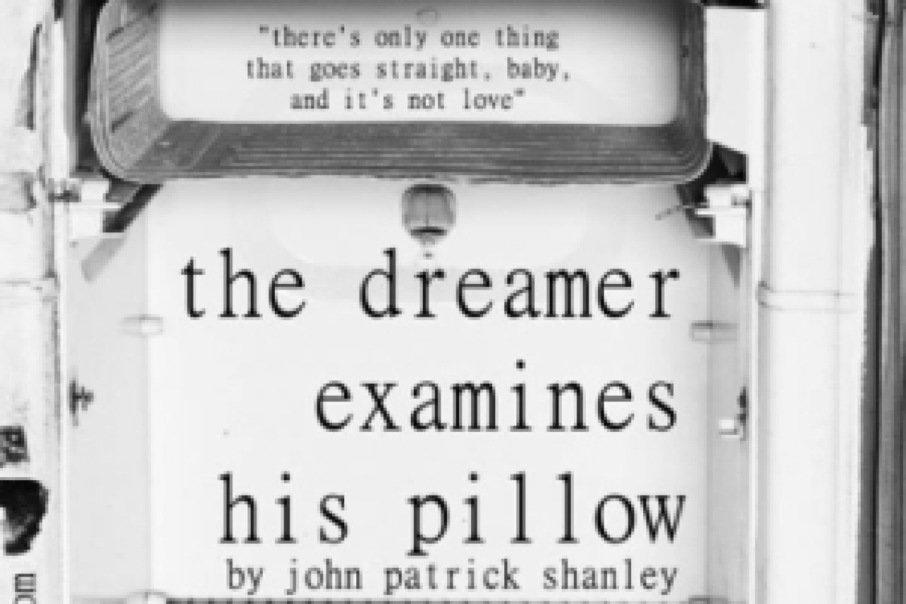 the dreamer examines his pillow logo 45685