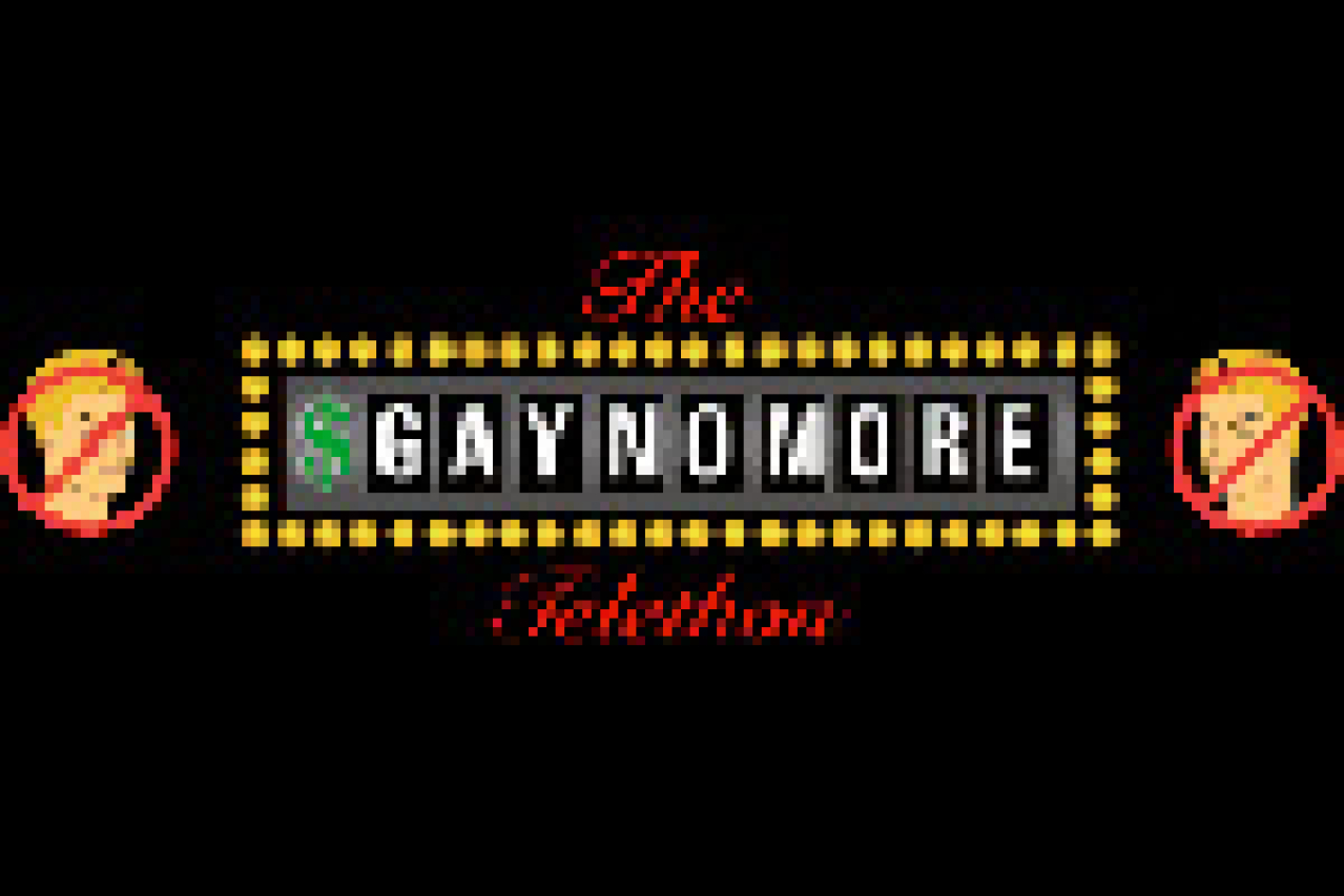 the gay no more telethon logo 22631