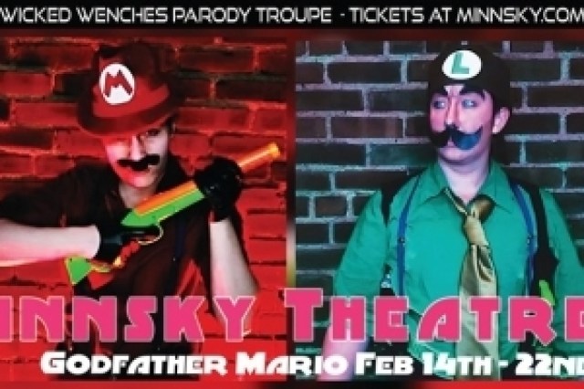 the godfather mario a video game parody logo 91063
