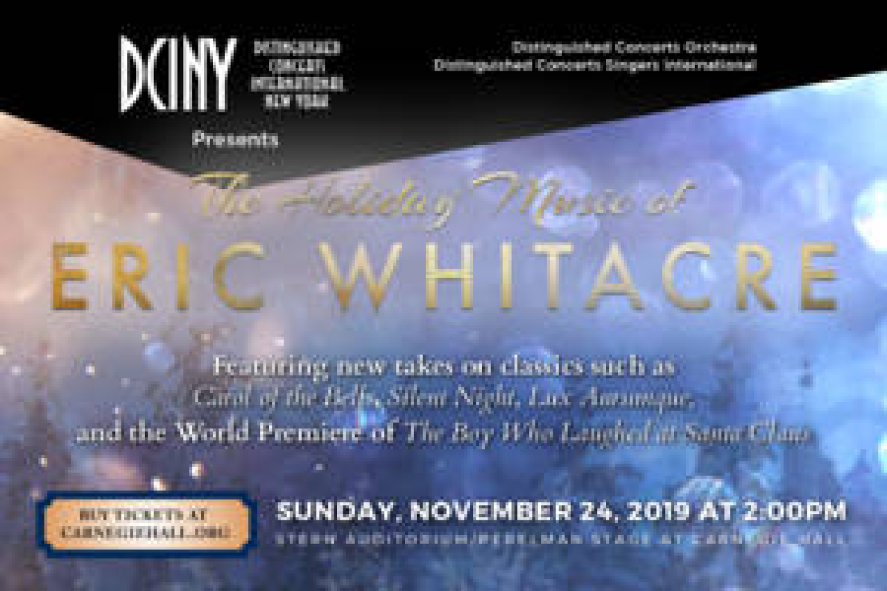 the holiday music of eric whitacre logo 87115