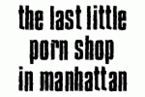 The Last Little Porn Shop in Manhattan