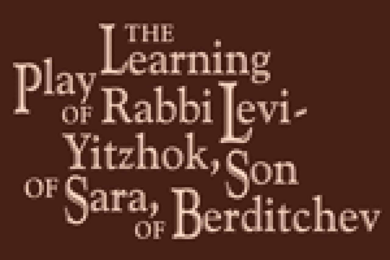 the learning play of leviyitzhok son of sara of berditchev logo 14125