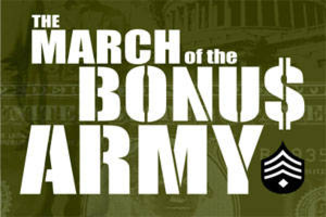 the march of the bonus army logo 41785