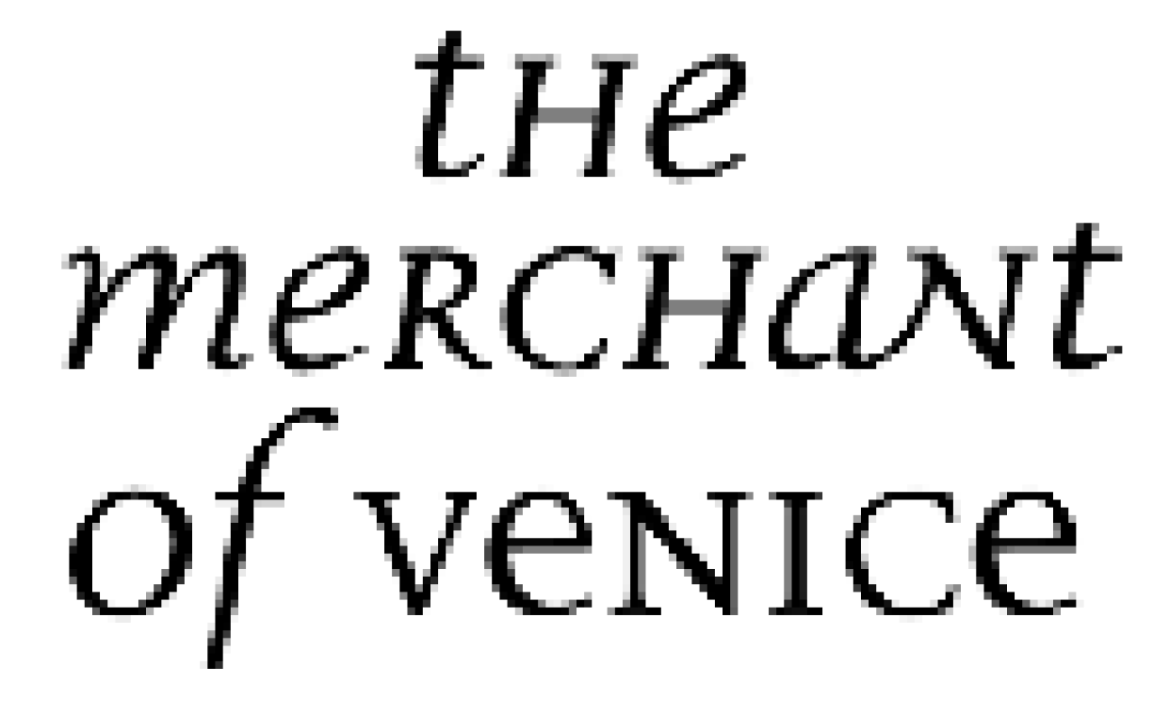 the merchant of venice logo 1462