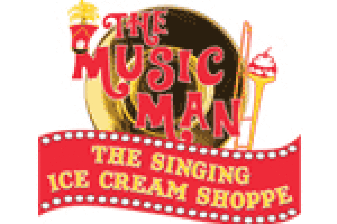 the music man singing ice cream shoppe logo 23822