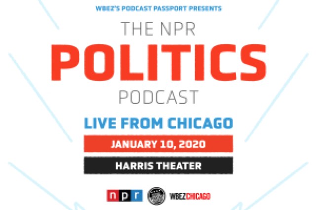 the npr politics podcast live from chicago logo 89071
