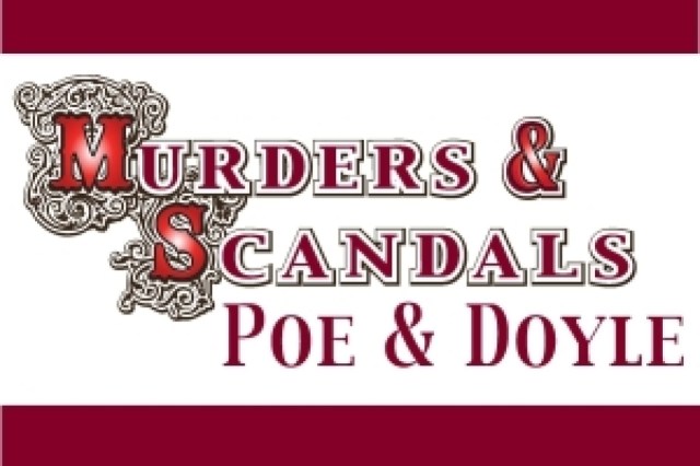 the postmeridian radio players present murders and scandals logo 68058