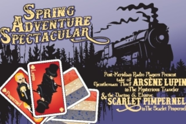 the postmeridian radio players spring adventure spectacular 2015 logo 45627