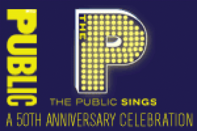 the public sings a 50th anniversary celebration logo 28623