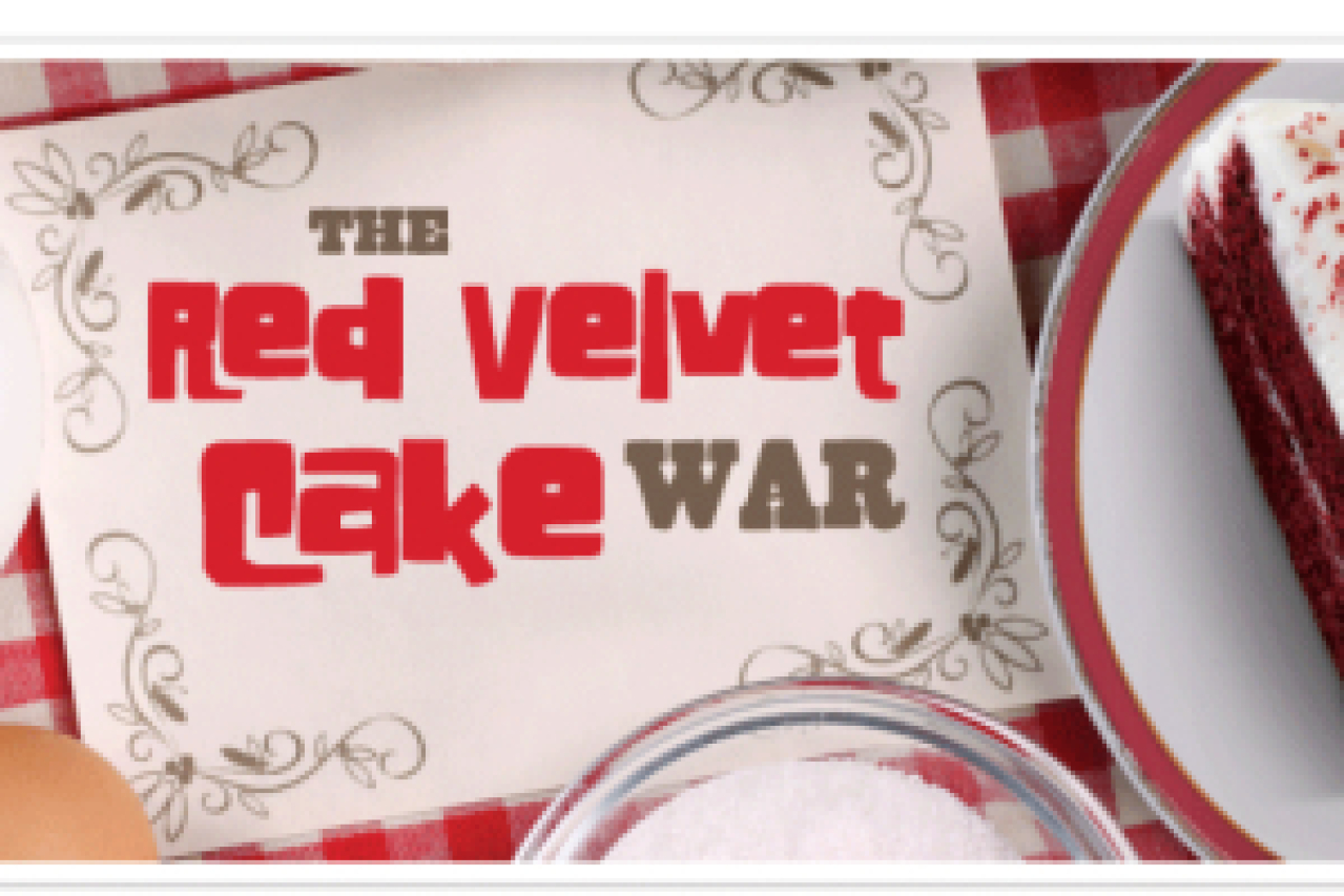 the red velvet cake war logo 38571