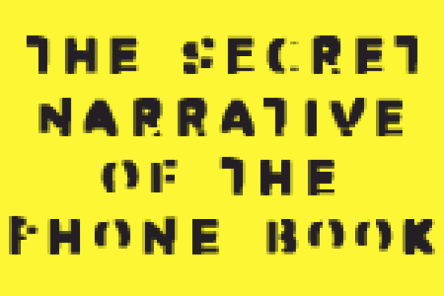 the secret narrative of the phone book logo 3628