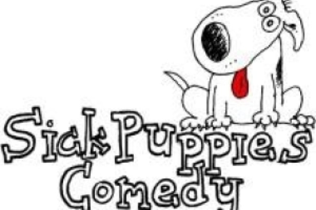 the sick puppies improv comedy show logo 58381