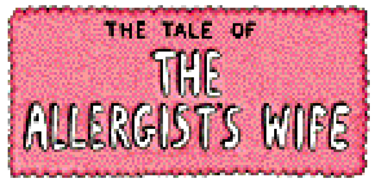 the tale of the allergists wife logo Broadway shows and tickets