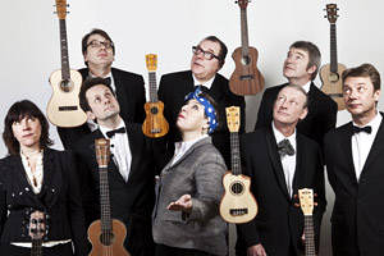 the ukulele orchestra logo Broadway shows and tickets