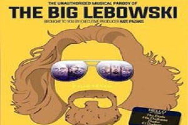 the unauthorized musical parody of the big lebowski logo 58806