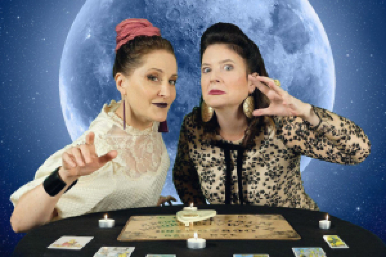 the vole sisters invite you to a peculiar intimate evening of mystic spiritualism logo 97846