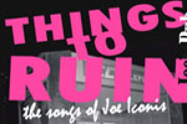 things to ruin the songs of joe iconis logo 26596