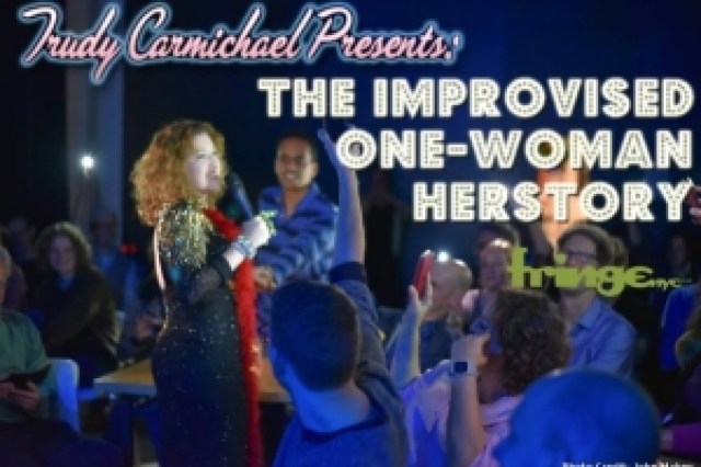 trudy carmichael the improvised onewoman herstory logo 65912