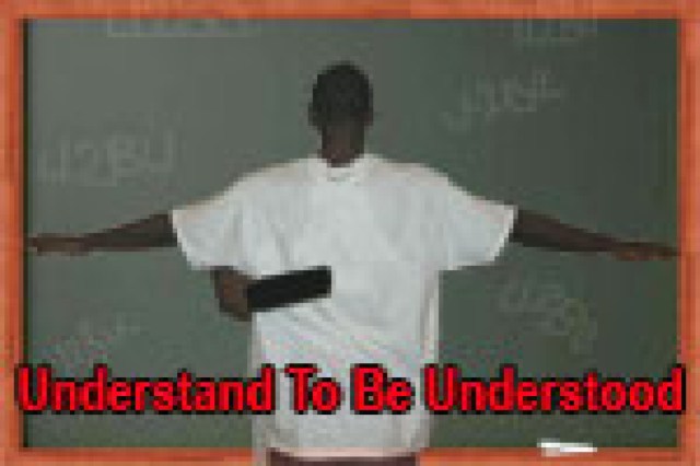 understand to be understood logo 27547