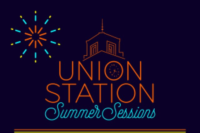 union station virtual summer sessions clock tower comedy logo 92223