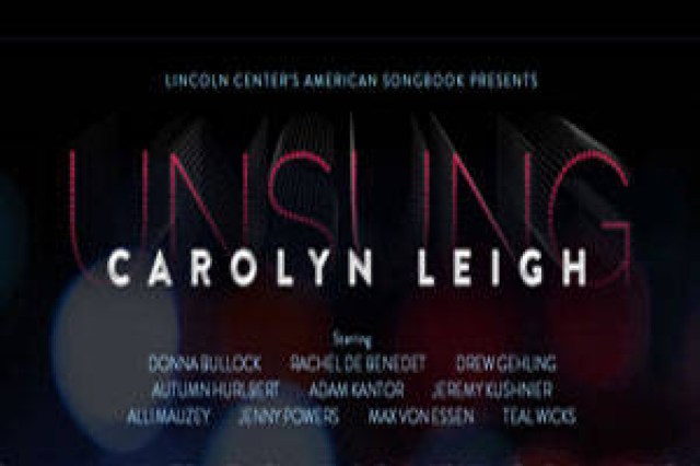 unsung carolyn leigh logo 36748