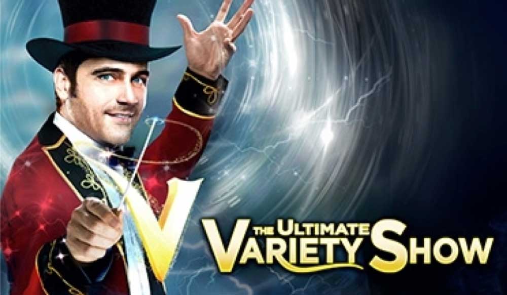 v the ultimate variety show logo gn Broadway shows and tickets