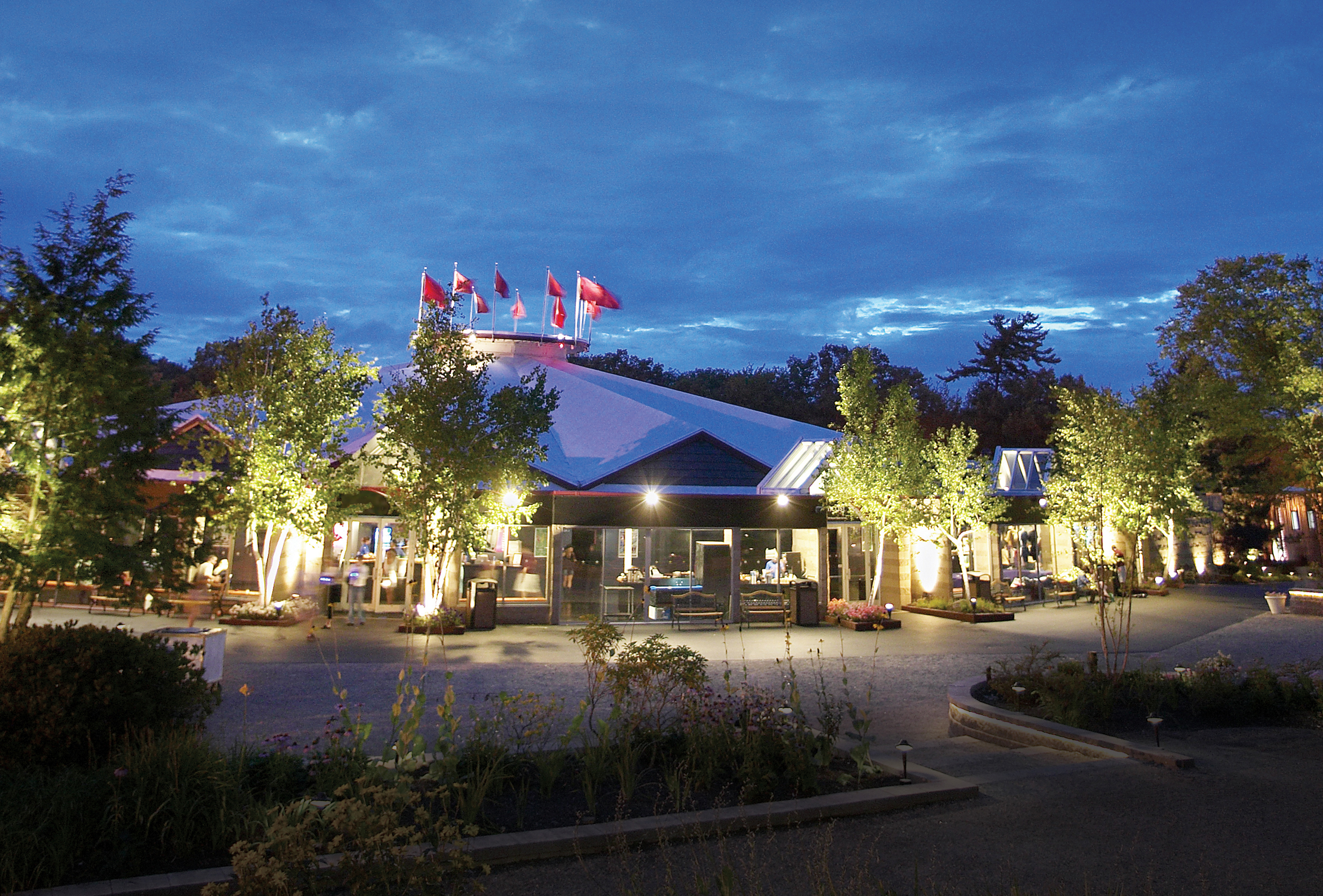 venue shot twilight