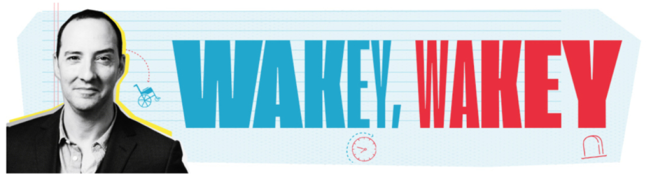 wakey wakey logo Broadway shows and tickets