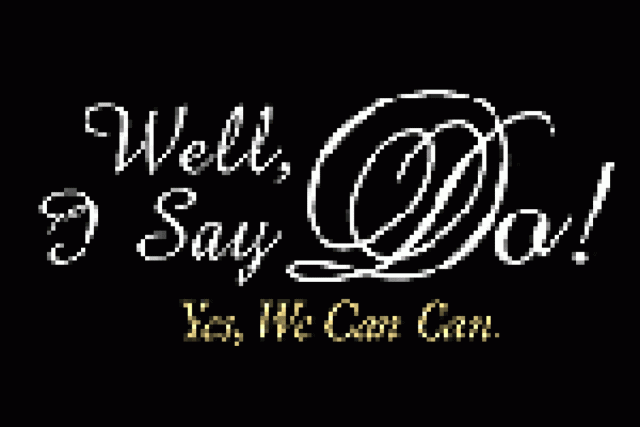 well i say do yes we can can logo 28446