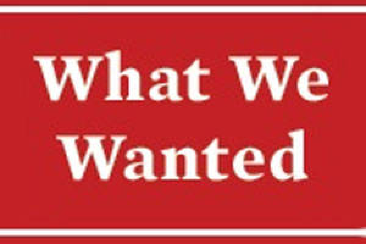 what we wanted logo 63443
