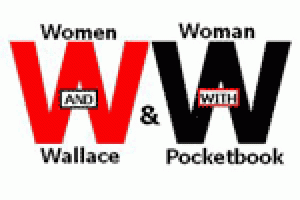 Woman with Pocketbook & Women and Wallace