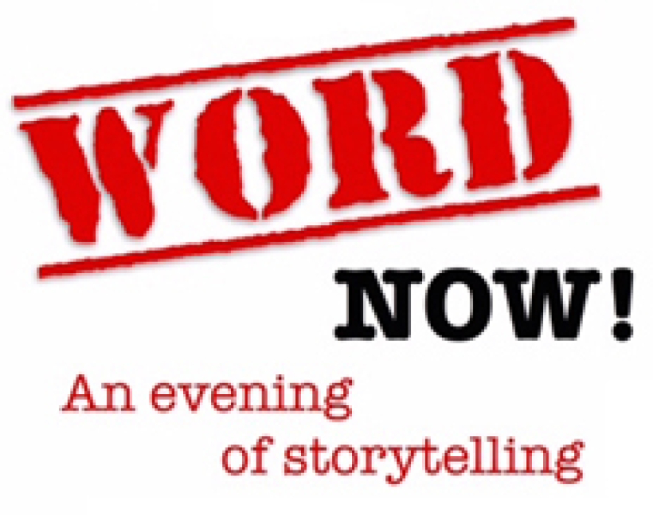 word now an evening of storytelling logo 59527