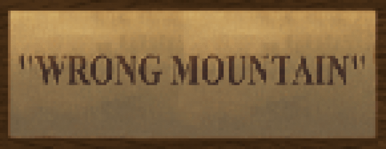 wrong mountain logo 351